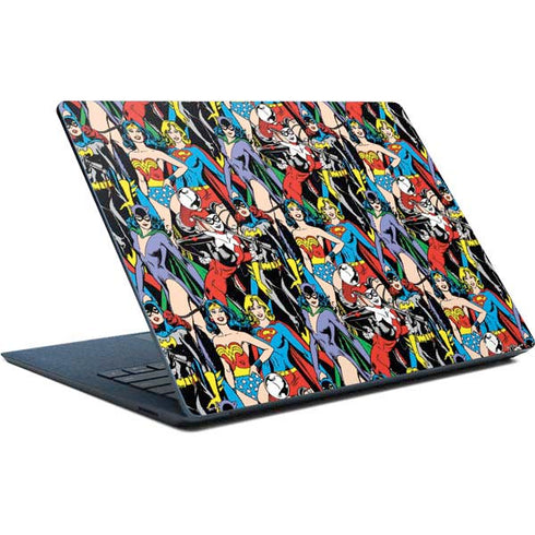 DC Comics Wonder Woman DC Bombshells Characters Pattern Surface Laptop Skin